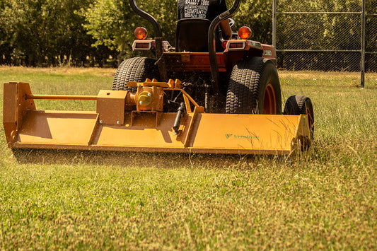 Vrisimo SC Super Series Flail Mower With Scoop Knives | 74" / 88" / 100" / 120" Cutting Width For Tractor