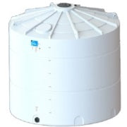 Norwesco 15500 Gallon Plastic Vertical Liquid Storage Tank in White