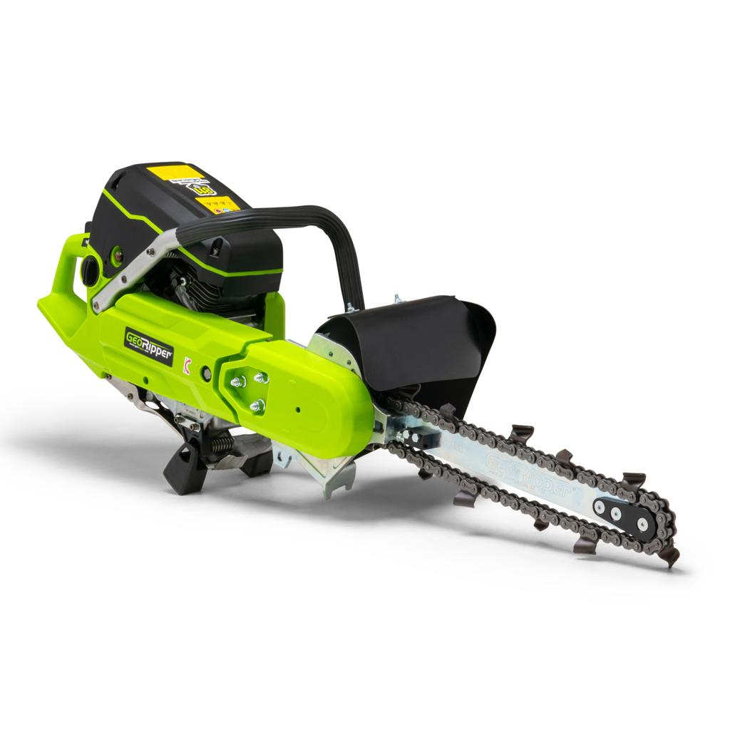Mini Trencher GeoRipper®20 Portable Handheld Trencher | Model GR520 | 20" Depth | 4.7 HP | 2" Trenching Width