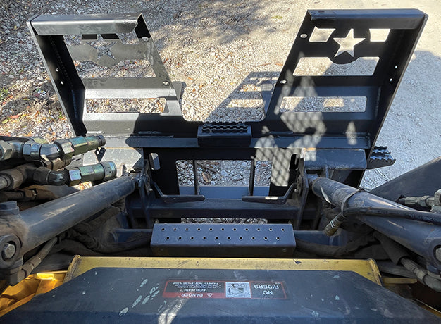 Star Industries Fork Frame | Model 110WT-ITA To 110EC-ITA | Width 30.5" To 46" | 3,700 To 5,500 lbs | 8 To 30+ GPM | For Skid Steer Quick-Tach