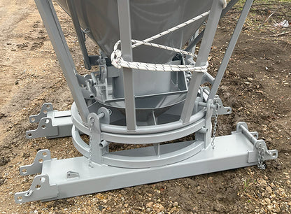 Star Industries Crane & Forklift Concrete Bucket | Width 49" | 6–35 GPM | For Mini Skid Steers