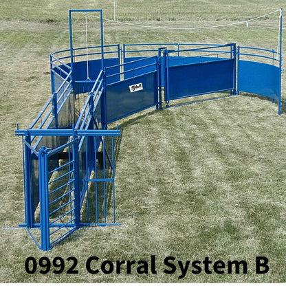 Sydell Complete Corral Working System B | #0992 | 34'6" L x 14" W | For Sheep & Goat Handling System