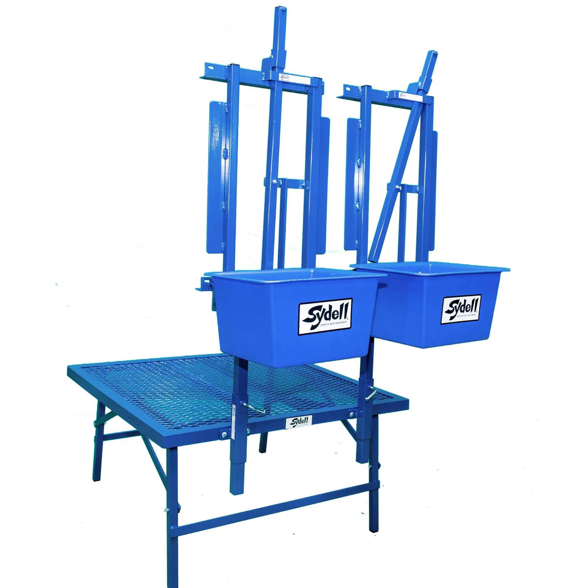 Sydell 2-Head Sheep & Goat Milking Stanchion | #1052 | 36" Deck | Auto Head Lock | Dairy Farm
