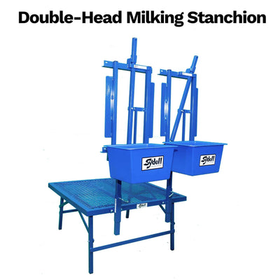 Sydell 2-Head Sheep & Goat Milking Stanchion | #1052 | 36