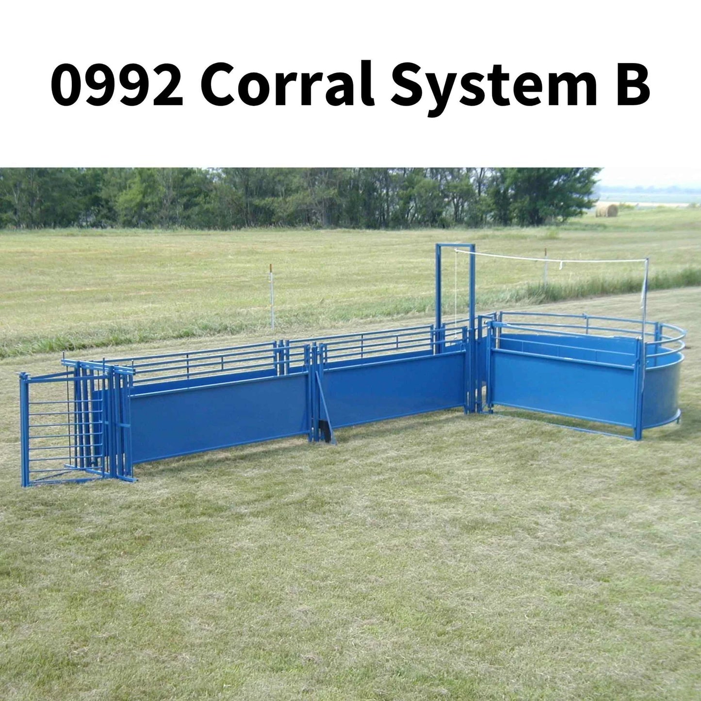 Sydell Complete Corral Working System B | #0992 | 34'6" L x 14" W | For Sheep & Goat Handling System