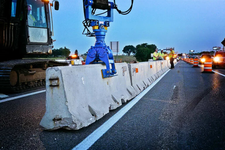 Vacuworx Hydraulic Barrier Lifter | Model HL Series | Width 24" To 30" | Capacity 6,000 To 23,200 lb | 2.75 To 10.5 Tons | For Excavators & Large Host Machines