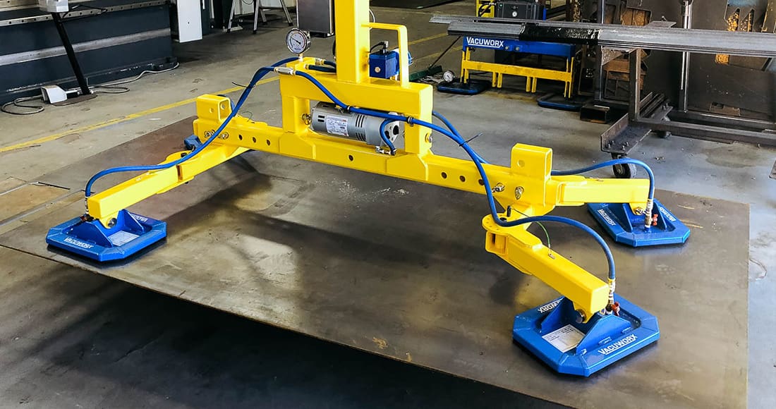 Vacuworx Electric Vacuum Lifting System | Models VPL Series | Width 16 To 46" | Capacity Up To 4,528 lb | 2 To 6 Ton | For Crane