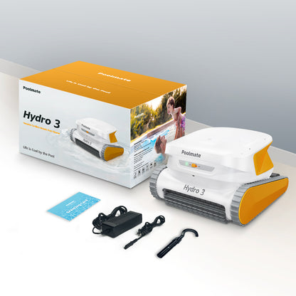 Chasing Cleaner Hydro 3 Cordless Essential Pool Cleaner | Pool Size 860.8–1076 Sq.ft | Charging Time 4 H | Battery Time 200 Min