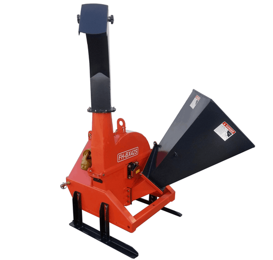 Farmer Helper FH-BX42 Self Feeding Wood Chipper | 4"x10" Feed Capacity | 15-45HP For Tractor