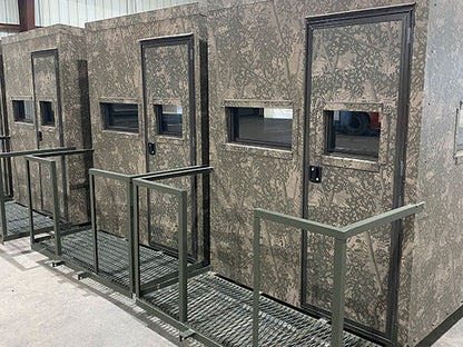 AWS Blind | Insulated Hunting Blind | Model 5x7 Ground Blind | Height Up to 20' | Width 60" x 84" | Stationary Setup | For Deer Hunters & Wildlife Enthusiasts