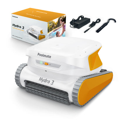 Chasing Cleaner Hydro 3 Cordless Essential Pool Cleaner | Pool Size 860.8–1076 Sq.ft | Charging Time 4 H | Battery Time 200 Min
