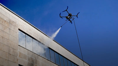 ABZ Innovation Cleaning Drone | Model C-10 | Maximum Range Up-To 60 meters | Flow Rate 15 L/min