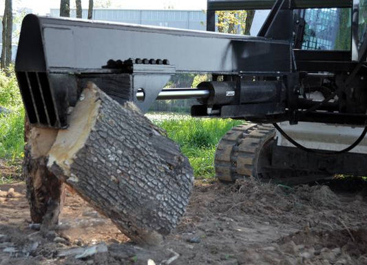 Loflin Fabrication | Wood Splitter | 32¼" Opening Width | 35 Ton Capacity | Hydraulic Flow 6 To 40 GPM | For Skid Steer