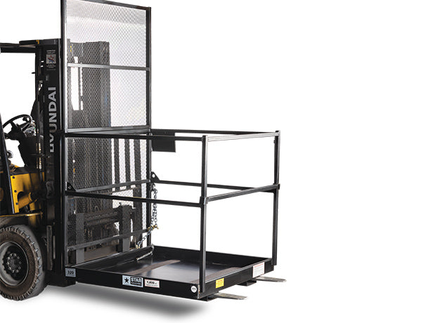 Star Industries Industrial Work Platform | Model 1244B | Forklift Platform 48" x 48" | 1,000 lbs Capacity | For Industrial Lift Trucks