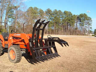Lane Shark WR Long Dual Root Rake Brush Grapple | Width 60" To 84" | 12 To 45 HP | 8 To 20 GPM | For Skid Steers & Tractors