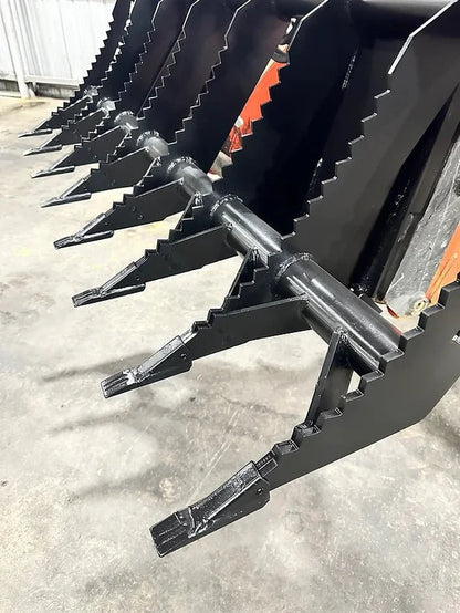 Lane Shark Root Rake Brush Grapple 2 | Model WR Long RBG2 Series | Width 54" To 66" | Up To 55 HP | 6 To 10 GPM | For Skid Steer & Tractor