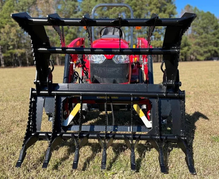 Lane Shark Root Rake Brush Grapple 3 | Width 48", 56" & 64" | Up To 40 HP | 8 To 25 GPM | For Skid Steers & Tractor