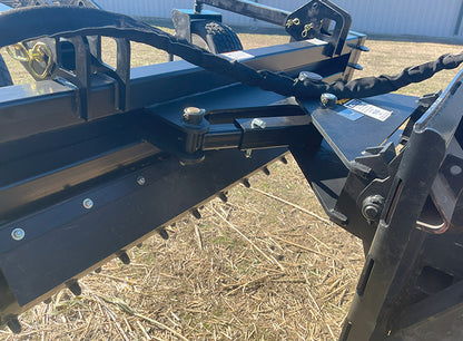 Star Industries Power Rake | Model 130-72 | Width 72" | 8–30+ GPM | For Skid Steer