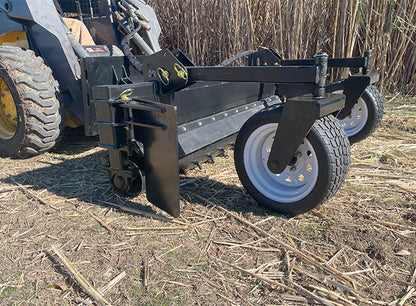 Star Industries Power Rake | Model 130-72 | Width 72" | 8–30+ GPM | For Skid Steer