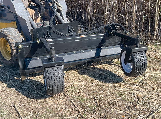 Star Industries Power Rake | Model 130-72 | Width 72" | 8–30+ GPM | For Skid Steer