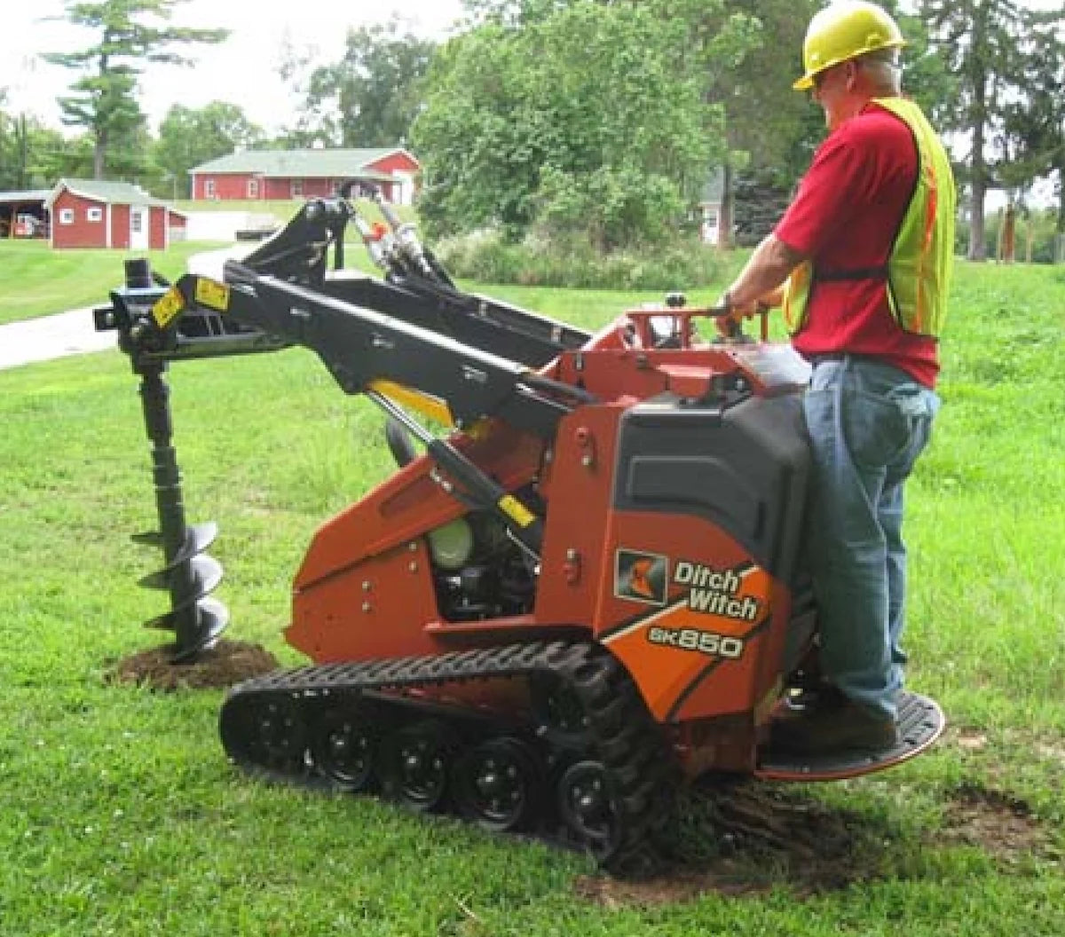 Paladin Extreme Duty Auger Drive | Width 36" | Round Drive 2.56" | Hydraulic Flow Range 15-35 GPM  | For Skid Steer