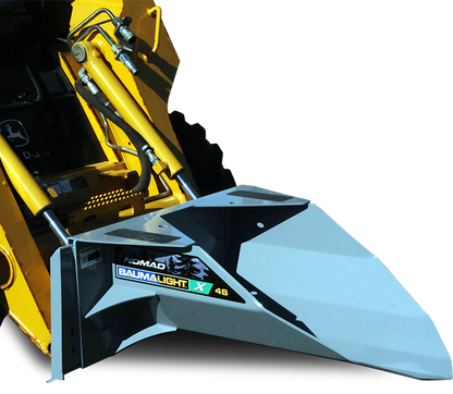 Baumalight | Tree Spades | Tree Scoop | X4S | 28" Scoop Width (44" Plate) | Small Tree Transplanting | For Skid Steer