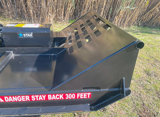 Star Industries Brush Cutter | Model 195-72 | Width 72" | 16–26 GPM | For Skid Steer