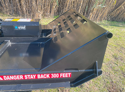 Star Industries Brush Cutter | Model 195-72 | Width 72" | 16–26 GPM | For Skid Steer