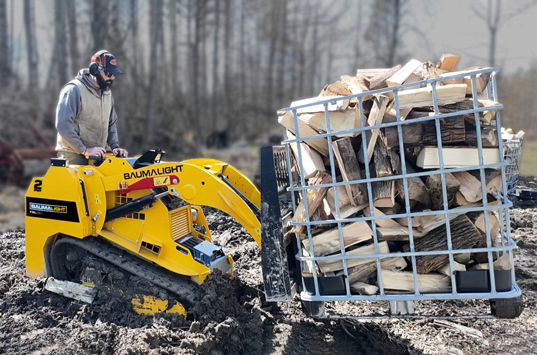 Baumalight Mini Track Loader | Model TRL630Y | Width 40" | Yanmar 22.8 HP | 2-Speed | 10.5 GPM