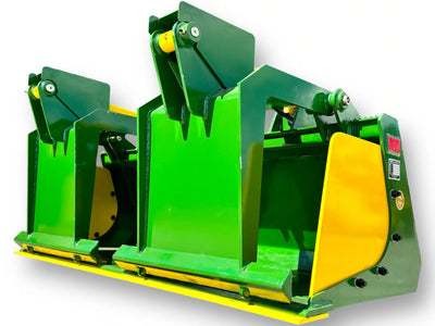 JMA Attachments Heavy Duty Grapple Bucket | With Reversible Bolt-On Cutting Edge | Grapple Bucket Width 72