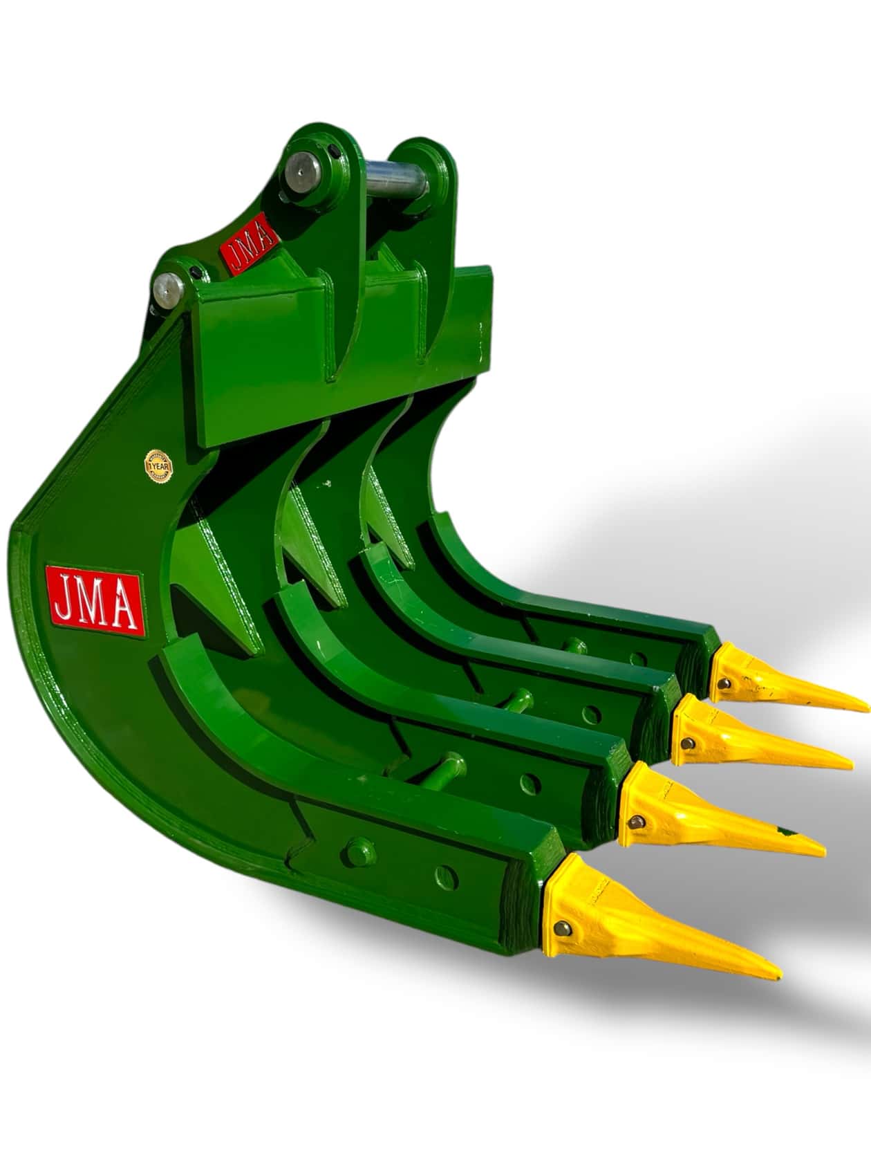 JMA Attachments Bucket Rake | Rake Width 40″ Inches | For 10 – 15 Tons ...