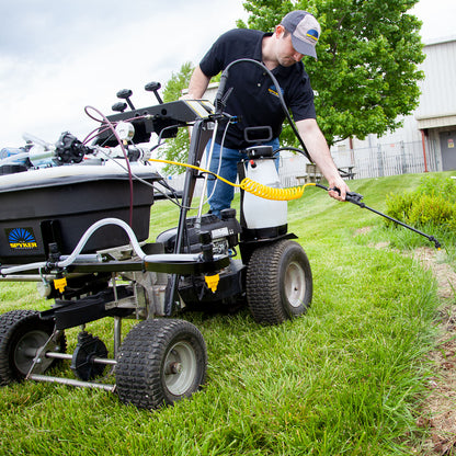 Spyker Drop-In Boom Sprayer | Model SPYDSB-9G | 62" Boom | 80" Spray Width | 9-Gallon Tank | Up to 30,000 Sq Ft Coverage | For Spyker S100 & Lesco Ride-On Spreaders
