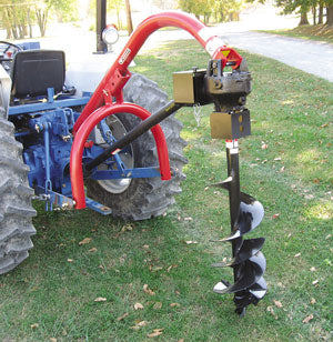 Worksaver 709540 Post Hole Digger 3PT Hitch for Tractor