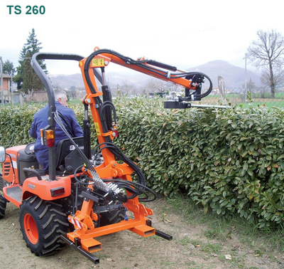 Tifermec Boom Mower Hedge Cutter | Model MTS 370 - MTS 260 | Max Reach 5' 2