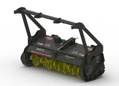 Paladin Bradco MM60 & MM72 Mulchers High Flow | 60" Cutting Width | 30-45 GPM | For Skid Steer