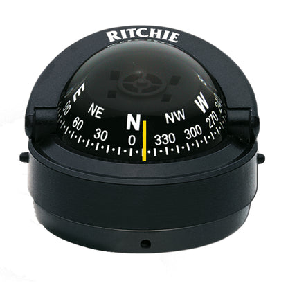 Ritchie S-53 Explorer Compass - Surface Mount - Black [S-53]