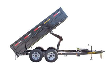 Pequea Dump Trailers 10,000 lbs GVWR (Gooseneck) | 12' and 14' Bed Lengths | Heavy-Duty Equipment Trailer