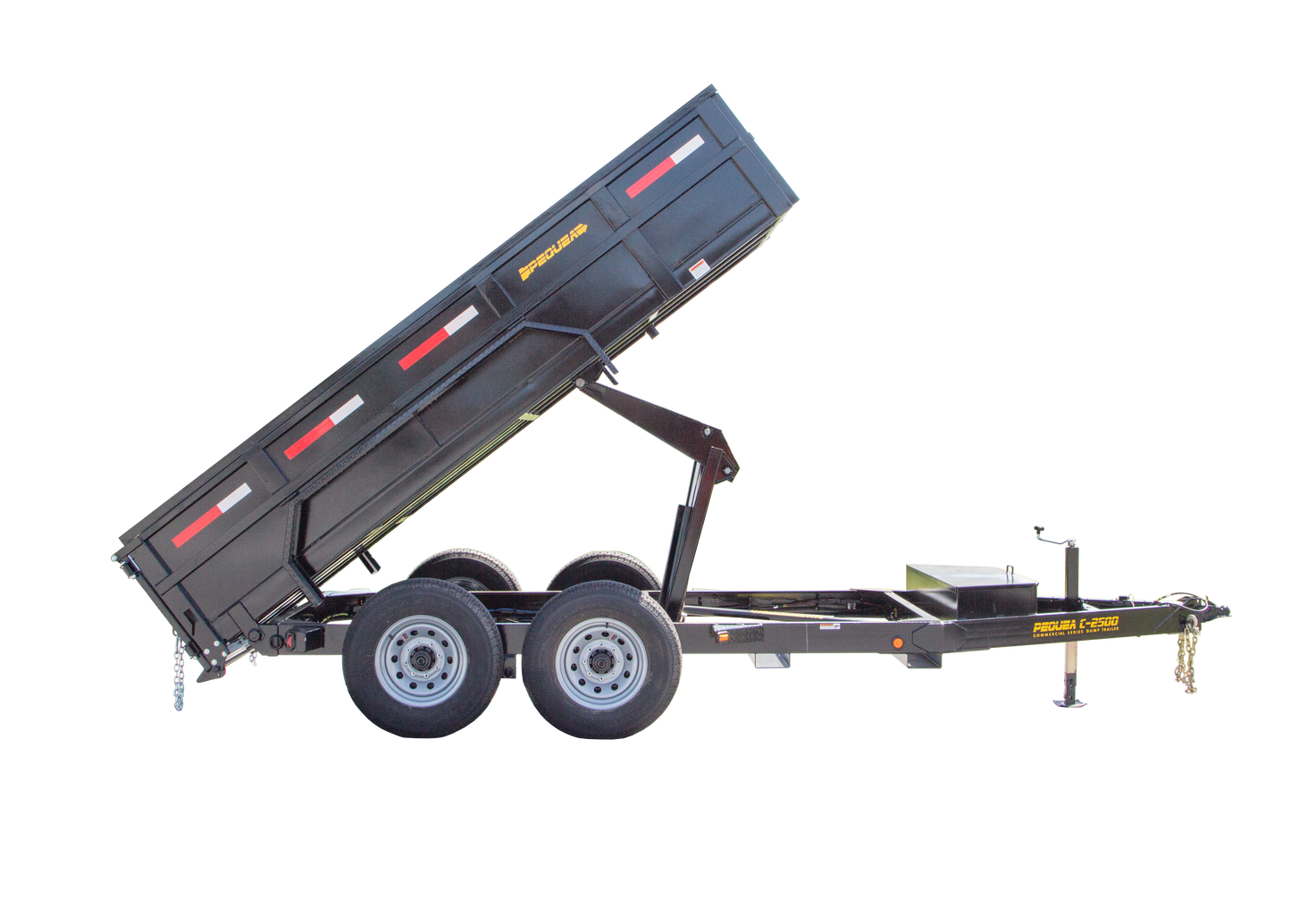 Pequea Dump Trailers 10,000 lbs GVWR (Gooseneck) | 12' and 14' Bed Lengths | Heavy-Duty Equipment Trailer