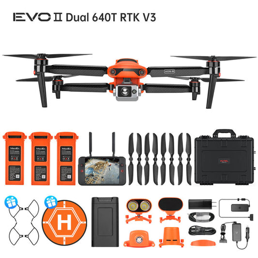 Autel Robotics EVO II Dual 640T RTK V3 Thermal Drone Enterprise Bundle