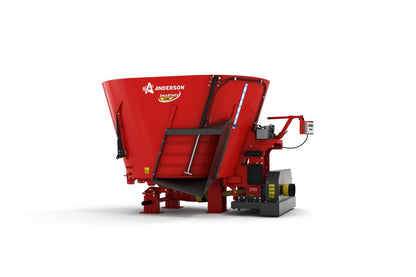 ANDERSON VERTICAL MIXER SINGLE AUGER with RIGHT SIDE TRAP DISCHARGE For Tractor