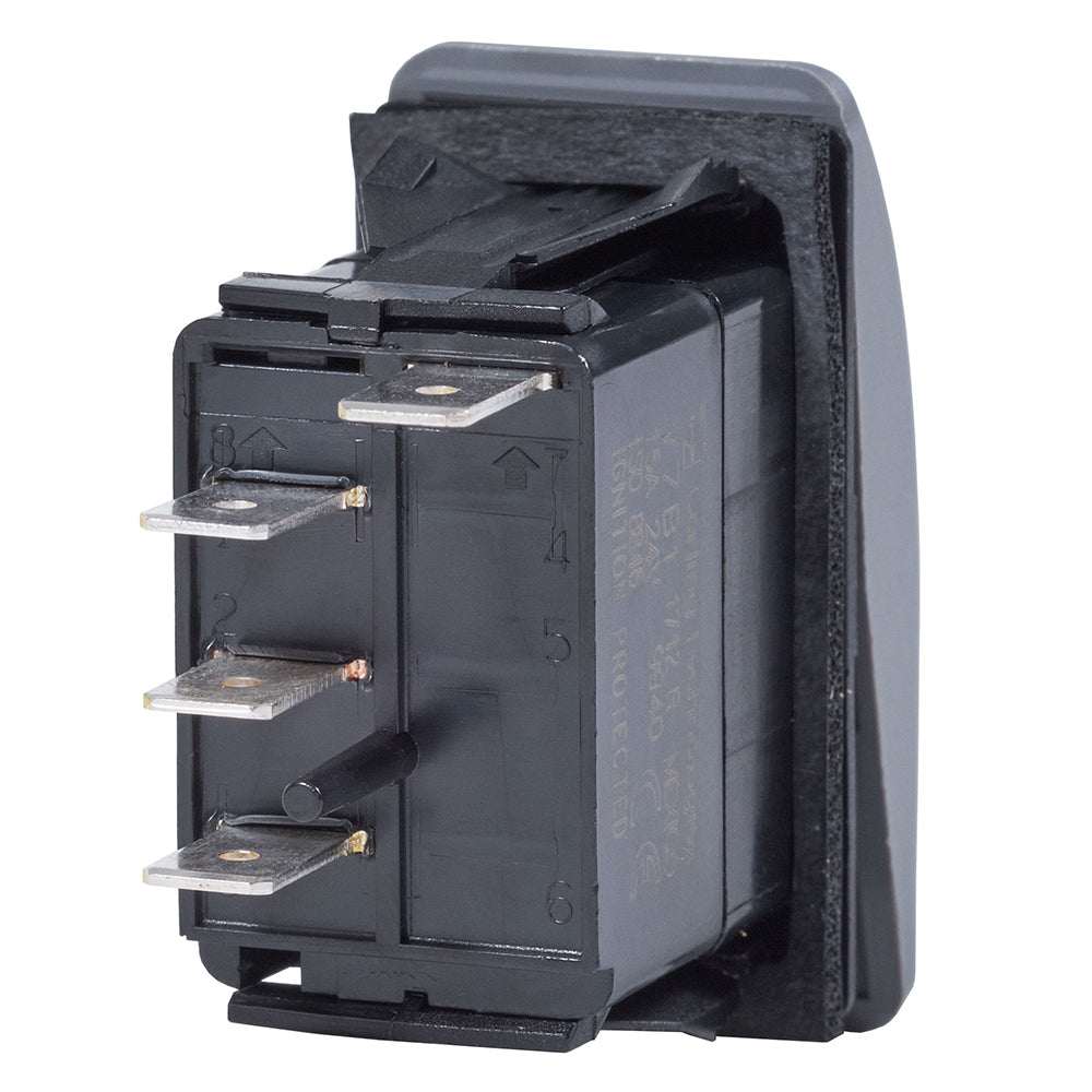 Blue Sea 8233 Water Resistant Contura III Switch - (ON)-OFF-ON - Grey [8233]