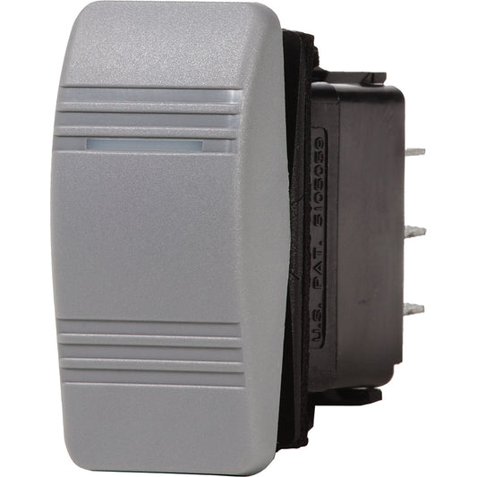 Blue Sea 8233 Water Resistant Contura III Switch - (ON)-OFF-ON - Grey [8233]
