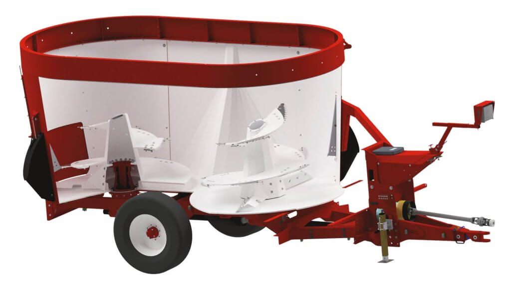 Anderson Vertical Mixer Double Auger | 520-700 cu ft | 80 - 100 HP For Tractors