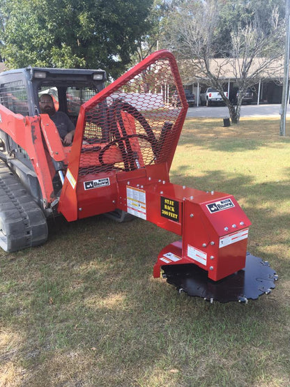 Brown Hydraulic Rotator Tree Saw | Model HTS & HTS3 Series | Cutting Disc 30 inches | Oil Flow Range 20GPM-42GPM | For Skid Steer