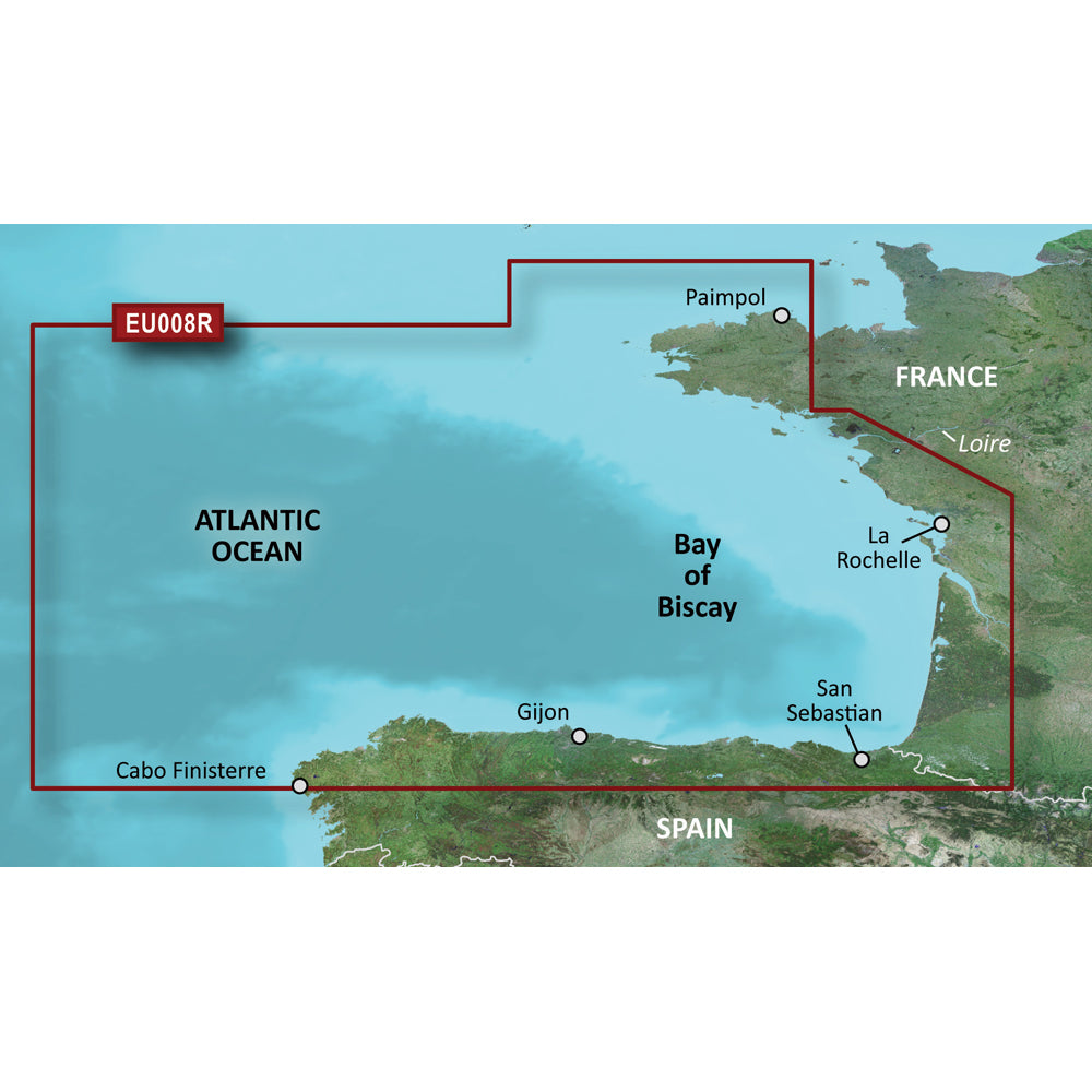 Garmin BlueChart g3 Vision HD - VEU008R - Bay of Biscay - microSD/SD [010-C0766-00]