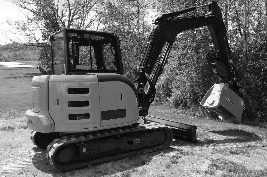 BAUMALIGHT MX530/C508/D004311-A02 MULCHER EXCAVATOR 12,000LBS-18,000LBS KUBOTA 30" CUTTING WIDTH For Excavator