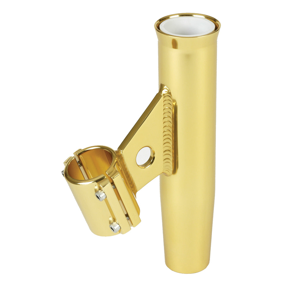 Lee's Clamp-On Rod Holder - Gold Aluminum - Vertical Mount - Fits 1.050" O.D. Pipe [RA5001GL]