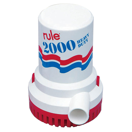 Rule 2000 GPH Non-Automatic Bilge Pump - 32v [11]