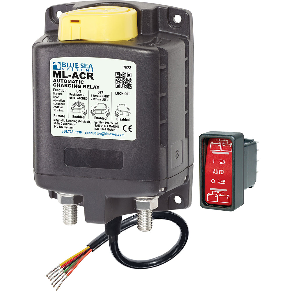 Blue Sea 7623 ML-Series Heavy Duty Automatic Charging Relay - 24V [7623]