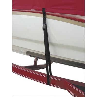 BoatBuckle® Snap‑Lock Boat Cover Tie‑Downs – 6‑Pack | 1″ × 4′